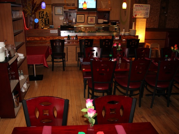 Tuna and sushi selections at Kenzo in Chambersburg